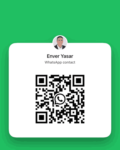 WhatsApp QR code for Clr Enver Yasar